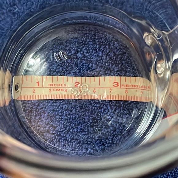 Large Vintage Glass Mug with Logo🍻 - Picture 6 of 6